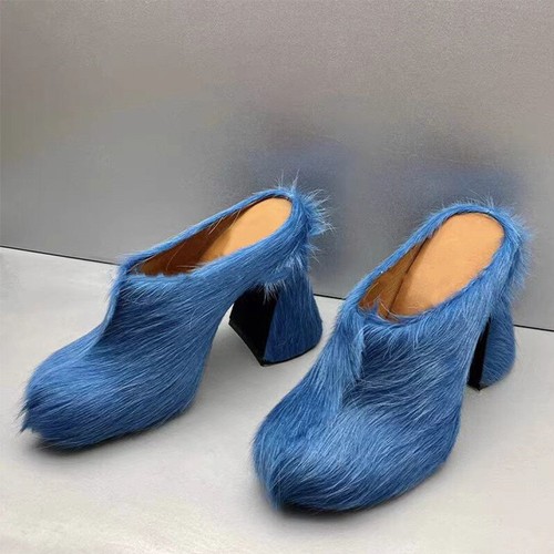 Scarpe donna pelliccia - , mules
