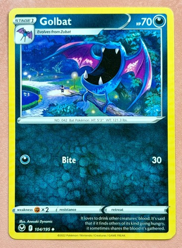 Golbat gothita carte - gothita,