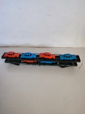 LIMA HO WAGON MARCHANDISE  PORTE VOITURE DB  AVEC 6 VOITURE MERCEDES