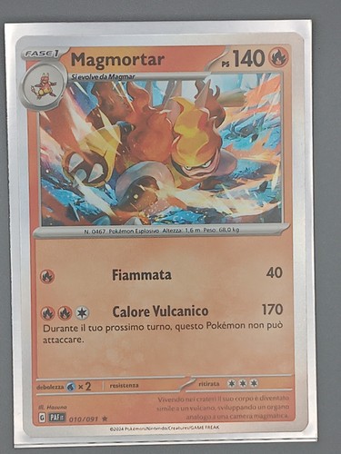 Magmortar paldean fates paf - paldean,