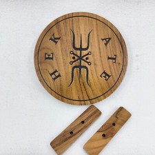 Baphomet Mafawa Wicca IN Legno