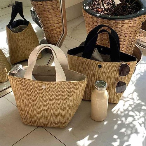 Borsa paglia handbags hand - borsa,
