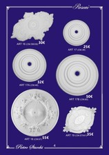 decori in gesso per soffitto