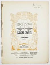Richard Strauss - Canzoni per