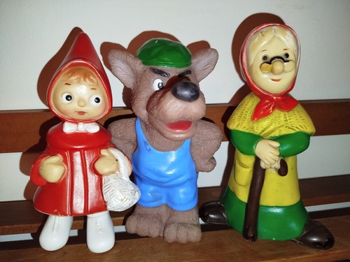Rari pupazzi cappuccetto rosso - pupazzi,