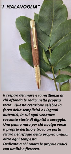 Penna artigianale legno di - penna,