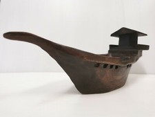 Porta Aromi Artigianale in Legno Tailandese Decorativo da Collezione