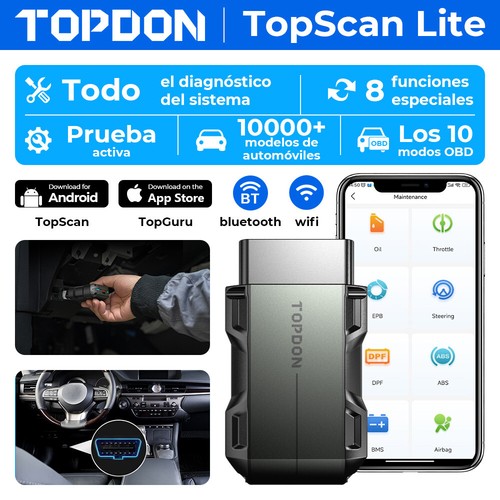 Topdon topscan obd2 car test - topscan,