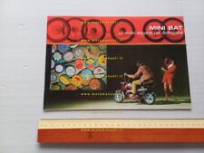 Garelli Mini Bat 50 anni 60 depliant originale italiano