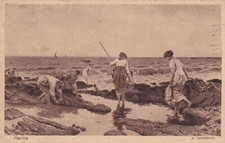 16664-TOSCANA, DA SIENA, IMMAGINE PITTORICA A. CAMPRIANI, "MARINA", 1937