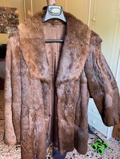 Cappotto di pelliccia cincillà ( vera. Comprata nel’85) color marrone taglia 46