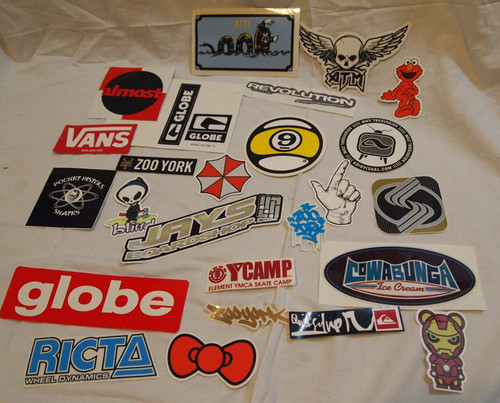 Adesivi longboard skateboard - adesivi,
