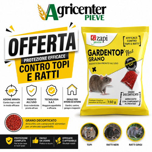 Veleno topi gardentop - topi, next