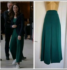 Pantaloni crop ZARA verde