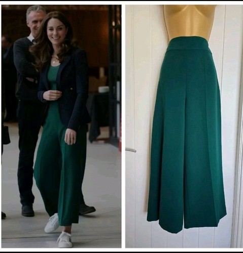 Pantaloni zara verde smeraldo - zara,