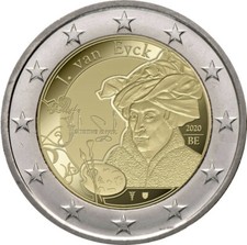 2 Euro BELGIO 2020 JAN VAN EYCK in coin card - 2 € commemorativo