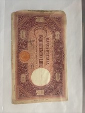 REGNO D’ITALIA BANCONOTA