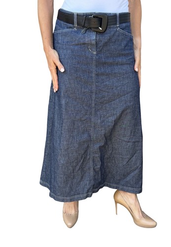 Gonna denim piazza - gonna,