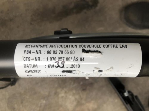 Capote peugeot 308 phase 2 - 308,