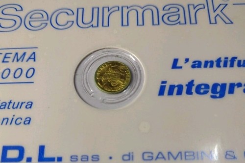 Securmark moneta oro con - in,