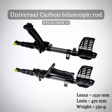 Asta telescopica in carbonio