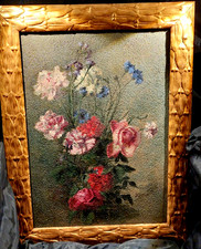 PITTORE -GIOVANNI LAVALLE 1877-1955 CUNEO --NATURA MORTA DI FIORI--MOLTO BELLA