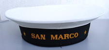Berretto Cappello Marina Militare Italiana Battaglione San S. Marco Vintage