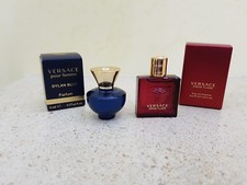 SET 2 MINIATURE VERSACE EROS FLAME - DYLAN BLUE EDP 5 ML