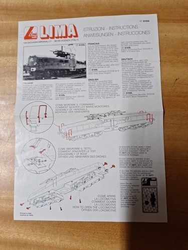 Lima 208169l foglio - 208169l, di