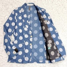 Giacca denim Paul Smith ORECCHIE ROSSE blu chiaro modello pois uomo taglia L casual