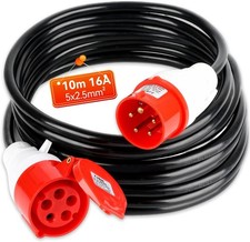 Prolunga CEE cavo alimentazione forte cavo alimentazione gomma 400V 5G2,5mm² 16A