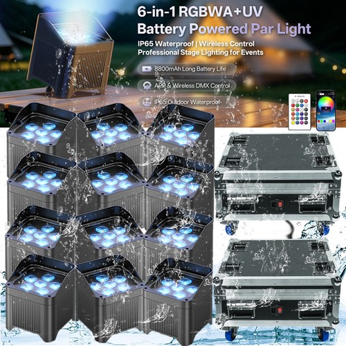 Ip65 led rgbwa batteria - led, rgbwa+uv