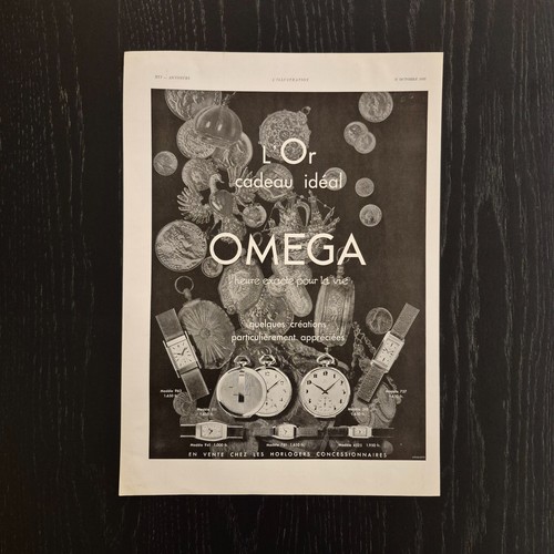1933 omega original ad - original,