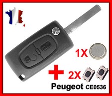 Key flip shell for Peugeot 107