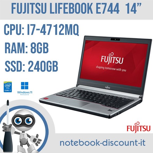 Notebook fujitsu e744 - fujitsu,