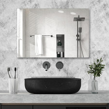 Specchio Riscaldato a Infrarossi 360W，Pannello Radiante Infrarossi Specchio Bagn