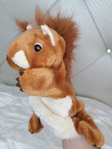 Peluche marionetta scoiattolo - peluche,