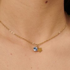 Agapo collana stella acciaio - collana,