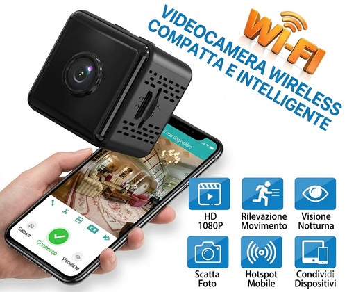 Mini telecamera wifi ip - mini,