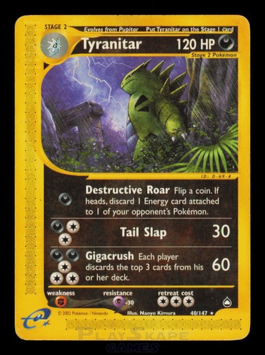 Pokemon card tyranitar - pokemon,