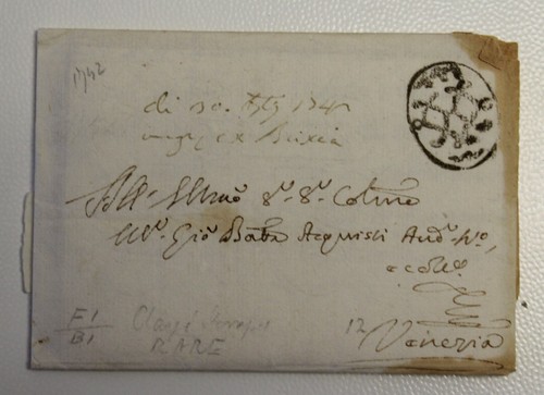 1742 ducato milano - milano, lettera