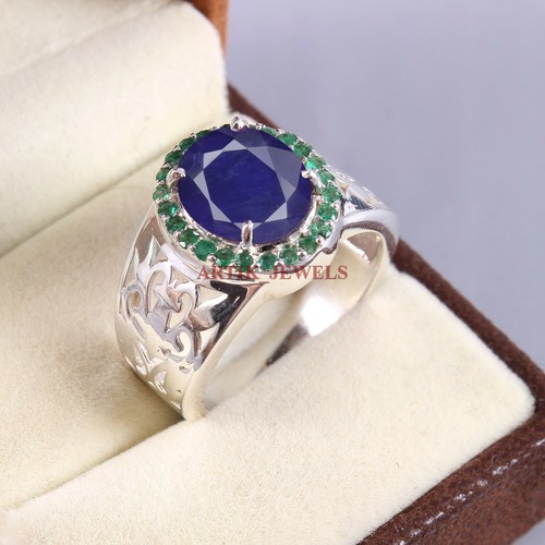 Riscaldato zaffiro blu - riscaldato, verde