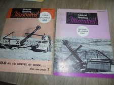 Brochure / Depliant MATERIAL HANDLING ILLUSTRATED escavatore pala - 1962