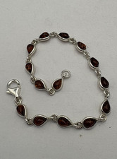 Bracciale In Ambra 925 Argento