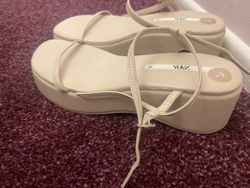 Zara donna tacco plateau - zara,
