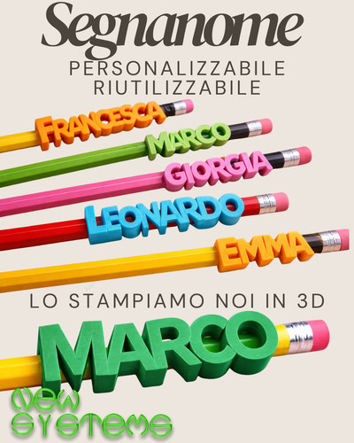 Segnanome personalizzabile