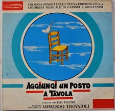 CGD RECORDS 9031 71582-1 ITA TROVAIOLI Aggiungi un posto a Tavola G/F #2LP PROMO