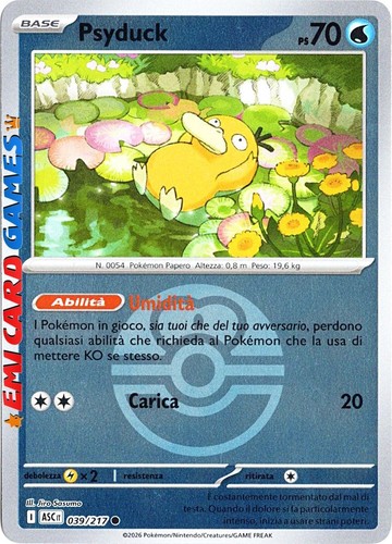 Psyduck 039 217 reverse holo - 039/217,