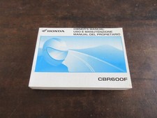 Honda CBR600F 2006 Manuale d'uso del propietario uso e manutenzione