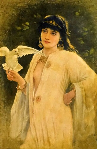 Dipinto olio emile eisman